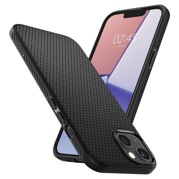 spigen liquid air iphone 13 mini matte black zdjęcie 8