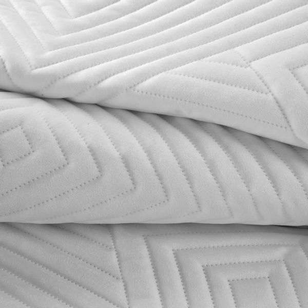 Narzuta dekoracyjna SOFIA-2 170x210 biała zdjęcie 3