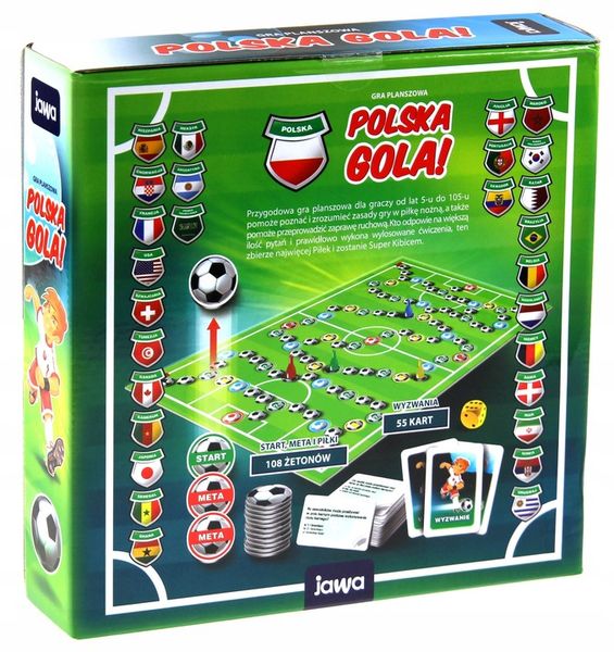 GRA PLANSZOWA POLSKA GOLA PIŁKA NOŻNA gra dla miłośników piłki nożnej zdjęcie 2