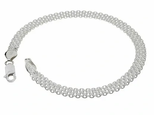 BRANSOLETKA SREBRNA DAMSKA 925 ŚLICZNA ELEGANCKA + GRAWER GRATIS SREBRO 925 zdjęcie 2