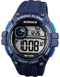 Xonix Zegarek męski sportowy,stoper, podświetlenie, alarm, wodoszczelny 100 m , antyalergiczny