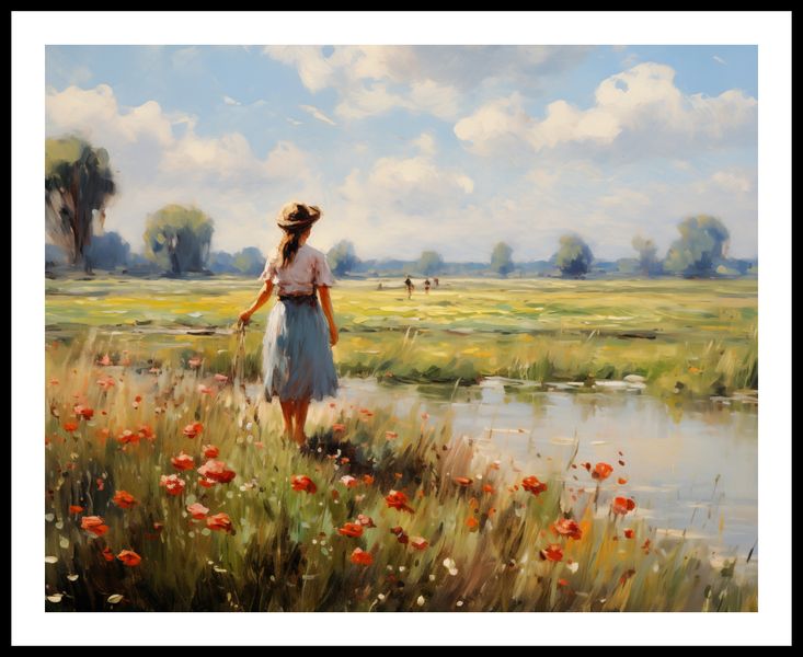 Plakat 76x60,5cm Wiejski Spokój zdjęcie 3