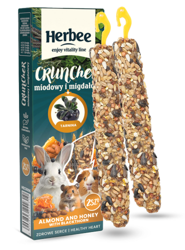 Przysmak dla gryzoni i królików 115g Miodowy i migdałowy z amarantusem na Arena.pl