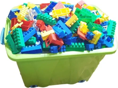 KLOCKI KONSTRUKCYJNE 500 w POJEMNIKU POLSKIE na Arena.pl
