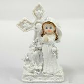 Figurka komunijna dziewczynka  10 x 6,5 cm    4413