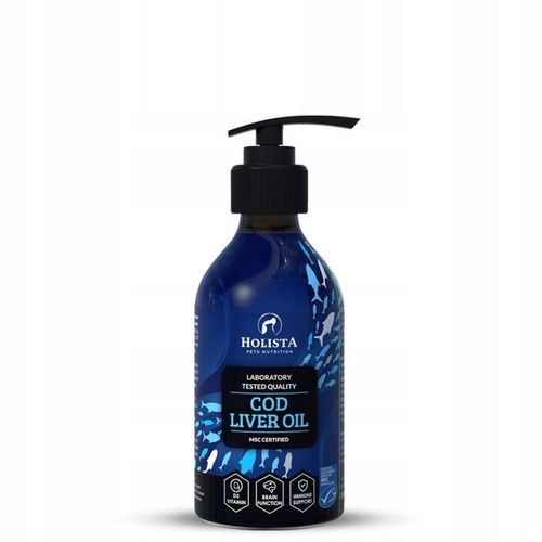 HOLISTA Cod Liver Oil 250ml TRAN Z DORSZA DLA PSA I KOTA na Arena.pl