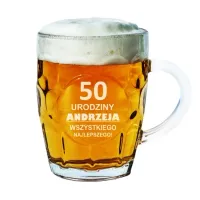 KUFEL DO PIWA Z GRAWEREM prezent faceta mężczyzny męża brata urodziny 18-99