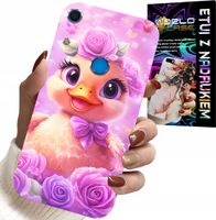 ETUI DO HUAWEI Y6S - SŁODKA KACZUCHA, KACZKA NA RÓŻOWYM TLE