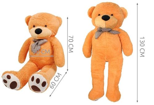 Miś pluszowy 130 cm - jasny brąz na Arena.pl