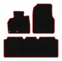 Dywaniki welurowe CARLUX-RED do Renault Espace IV 2002-2014 czarne