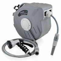 18058 Wąż ogrodowy na zwijaku automatycznym z zraszaczem 9 funkcji