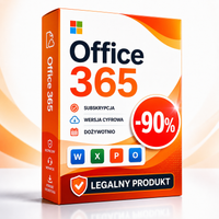 Microsoft Office 365 Pro Plus PL / Konto 5 Urządzeń Dożywotnio