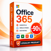Microsoft Office 365 Pro Plus PL / Konto 5 Urządzeń Dożywotnio