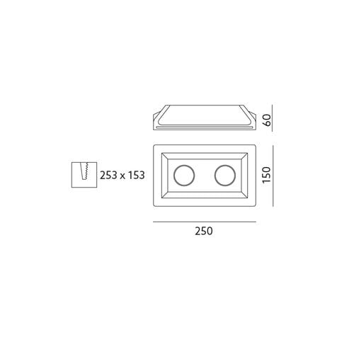 oprawa downlight fresco 2xgu10 na Arena.pl