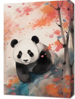 Obraz 50x70cm Panda wśród Klonów