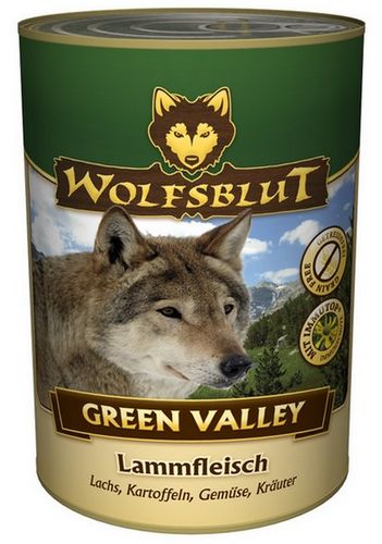 Wolfsblut Dog Green Valley - jagniecina, łosoś, ziemniaki puszka 395g na Arena.pl