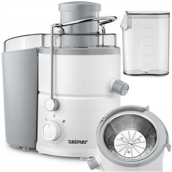SOKOWIRÓWKA ZELMER WYCISKARKA DO OWOCÓW SOKÓW WYSOKOOBROTOWA 600W zdjęcie 1