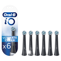 Końcówki do szczoteczki elektrycznej Oral-B iO Ultimate Clean black x 6