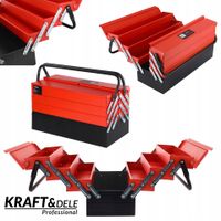 Skrzynka narzędziowa metalowa 7 szuflad kraft&dele KD1074