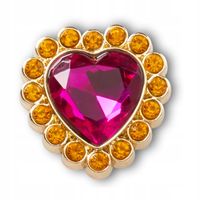 Przypinka Crocs Jibbitz Pin Do Butów Pink Studded Heart