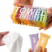 Ręcznik W Tabletce Turystyczny TSG-417 Chusteczki Skompresowane 14Szt