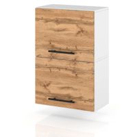 szafka kuchenna wisząca klapowa modułowa drewniana 45cm spremium dąb wotan