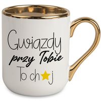 KUBEK BIAŁY PREZENT DLA DZIEWCZYNY ŻONY KOCHANKI GWIAZDY PRZY TOBIE TO CH*J