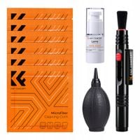 zestaw czyszczący k&f concept do optyki / obiektywu foto cleaning kit 4w1