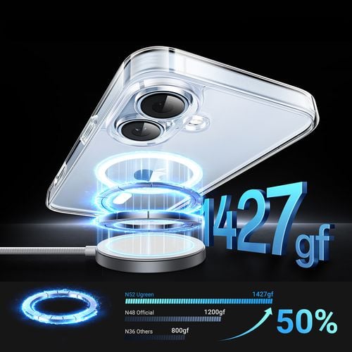 etui case classy clear magnetic na iphone 16 plus - przezroczyste na Arena.pl