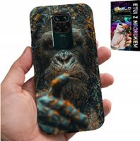 ETUI DO XIAOMI NOTE 9 - MAŁPA, MAŁPKA, GORYL, ZWIERZĘTA + SZKŁO