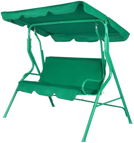 Huśtawka ogrodowa "Relax" dla 3 osób - zielona na Arena.pl