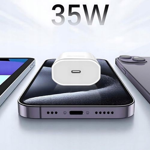 SZYBKA ŁADOWARKA ZASILACZ USB C 35W do iPhone 15 Pro Max Plus KABEL 1M 60W na Arena.pl