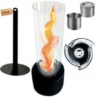 BIOKOMINEK WOLNOSTOJĄCY BEZDYMNY DO DOMU NA TARAS OGRODOWY BIO KOMINEK