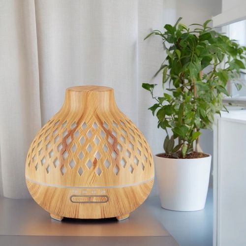 Aroma dyfuzor nawilżacz powietrza light wood 400 ml + timer na Arena.pl