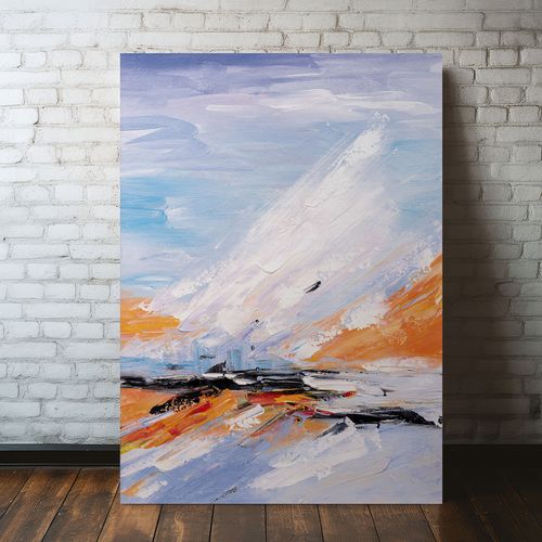 Obraz na płótnie abstrakcja pastelowa 50x70 cm na Arena.pl