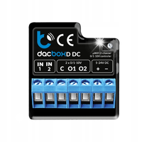 BleBox dacBoxD DC Dwukanałowy Ściemniacz, Regulator Mocy