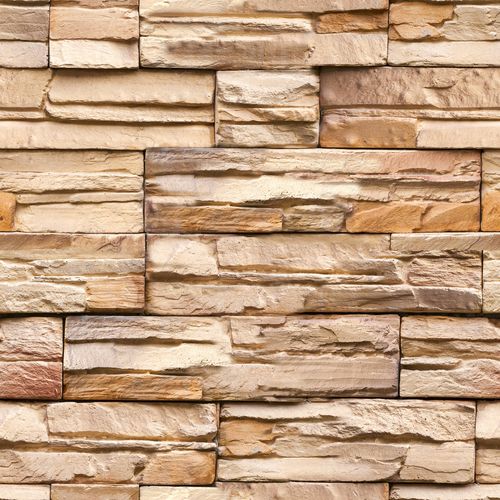 Tapeta Ścienna Do Biura KAMIEŃ ŁUPEK Cegła Wzór 3D na Arena.pl