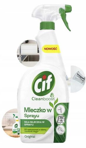 cif cleanboost mleczko w sprayu do czyszczenia 750ml na Arena.pl