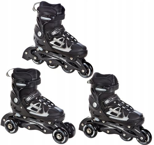 Rolko-Wrotki 3w1 Regulowane RAVEN Spirit Black/White 40-43 na Arena.pl