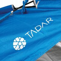 NAMIOT PLAŻOWY Parawan na Plażę WYDŁUŻONA Podłoga Tadar 220x115x115 cm