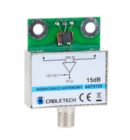 ANT0150 Wzmacniacz antenowy ekranowany 15dB Cable