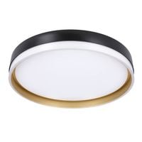 Plafon ledowy Manhattan 13-17727 LED 24W 4000K czarny złoty biały