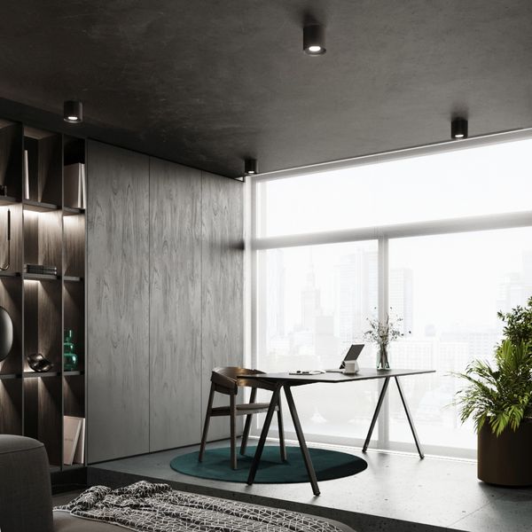 Plafon MIKA czarny zdjęcie 3