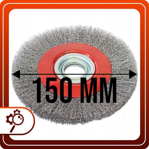 SZCZOTKA DRUCIANA do szlifierki stołowej tarczowa 150mm otw 33mm z na Arena.pl