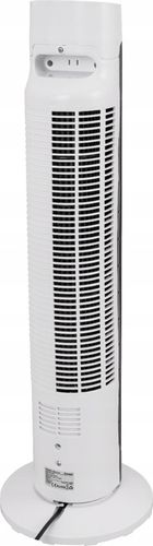 WENTYLATOR KOLUMNOWY WIATRAK STOJĄCY PODŁOGOWY WIEŻOWY DUŻY CICHY SWING 45W na Arena.pl