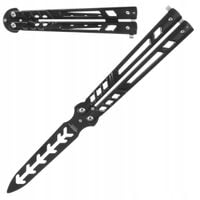 Butterfly nóż motylkowy treningowy składany Joker Black Balisong JKR704