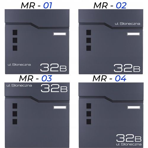 SKRZYNKA NA LISTY Z ADRESEM NUMEREM DOMU NAPISEM DRUK NADRUK UV na Arena.pl