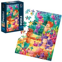 puzzle edukacyjne podwodna impreza układanka dla dzieci 120 el. dt100-21