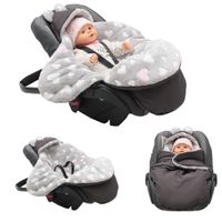 ŚPIWOREK MYSZKA NOSIDŁO FOTELIK WÓZEK ORTALION GRAFIT BIPOLAR SERCA RÓŻ