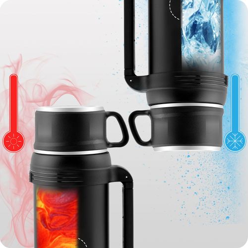 Termos próżniowy 1500 ml BD-781 czarny na Arena.pl